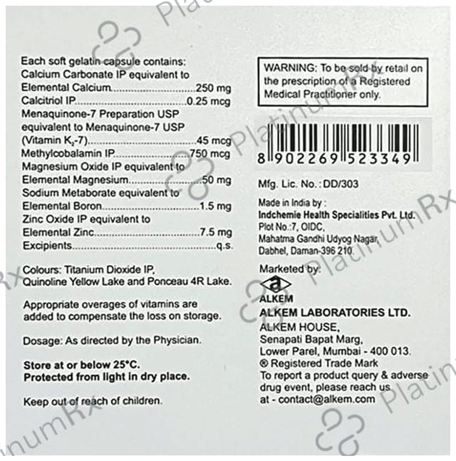 Gemcal Plus Capsule 15s
