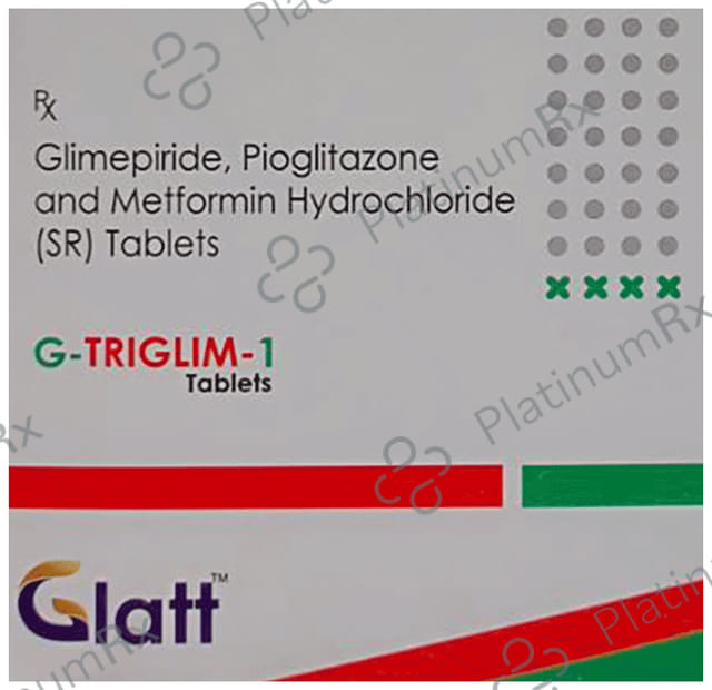 G Triglim 1mg Tablet SR 15s