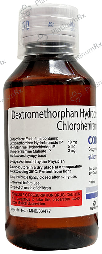 Codistar DC 2/10/5mg Syrup 100ml
