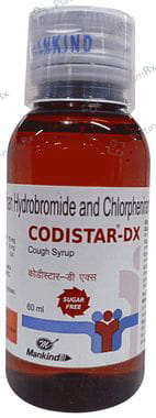 Codistar DX 4/10ml Sugar Free Syrup 60ml