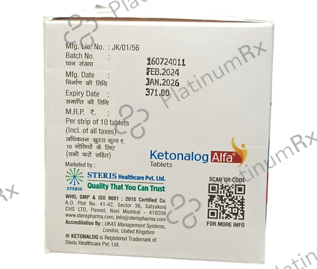 Ketonalog Alfa Tablet 10s
