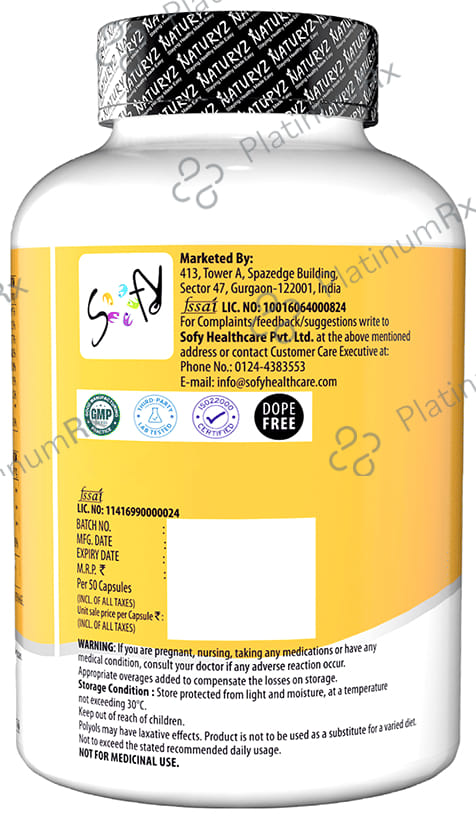Naturyz Burpfree Nano Salmon Fish Oil with Vitamin D3 Softgel Capsule 50 capsules