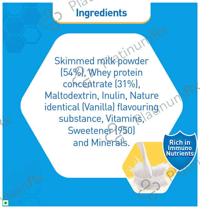 Nestle Resource High Quality Whey Protein - Flavour Powder Vanilla Rich in Immuno Nutrients