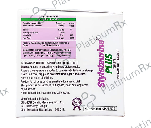 Styletaurine Plus Tablet 10s