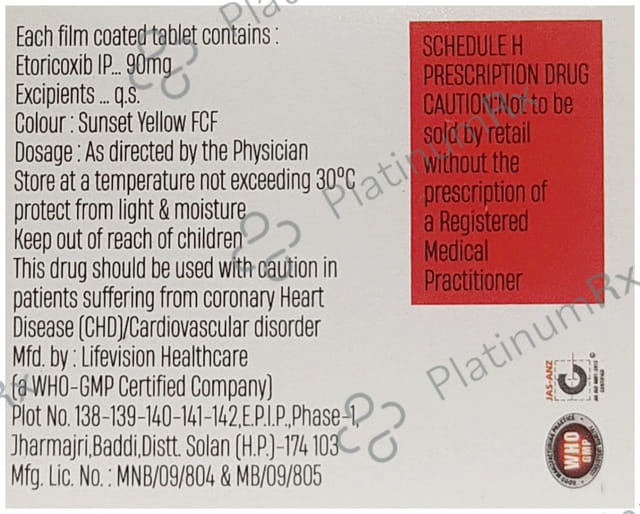 Etostruct 90mg Tablet 10s