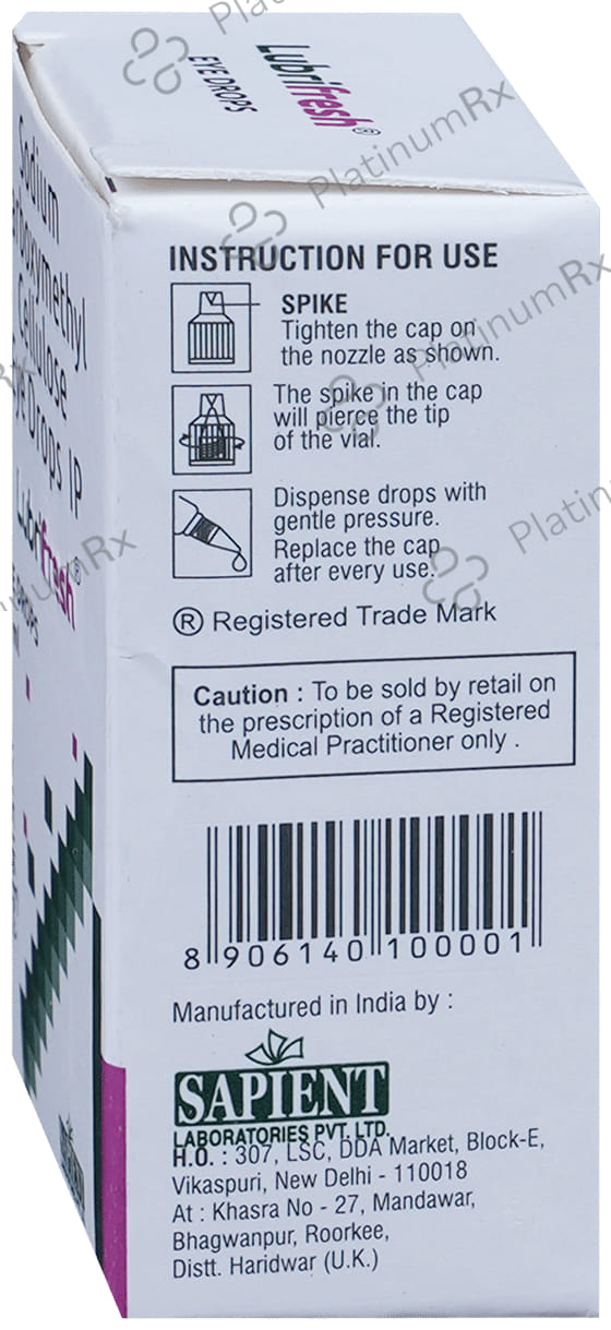 Lubrifresh Eye Drop 10ml