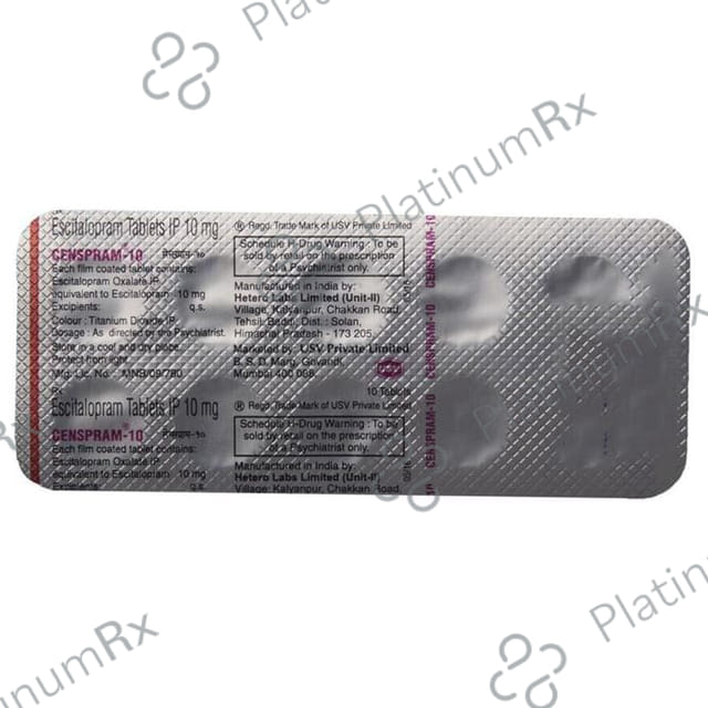 Censpram 10mg Tablet 10s