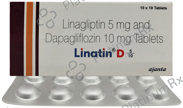 Linatin D 10/5mg Tablet 10s