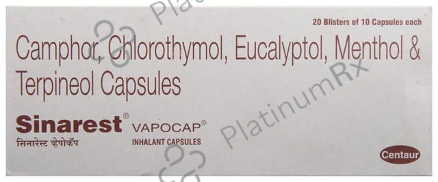Sinarest Vapocap 2/10/5mg Capsule 10s