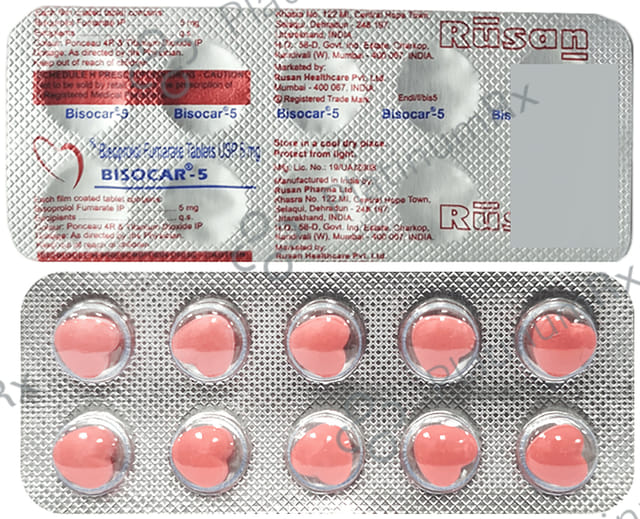 Bisocar 5mg Tablet 10s