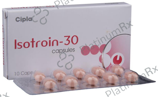 Isotroin 30mg Capsule 10s