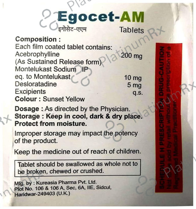 Egocet-AM Tablet SR