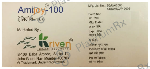 Amijoy 100mg Tablet 10s