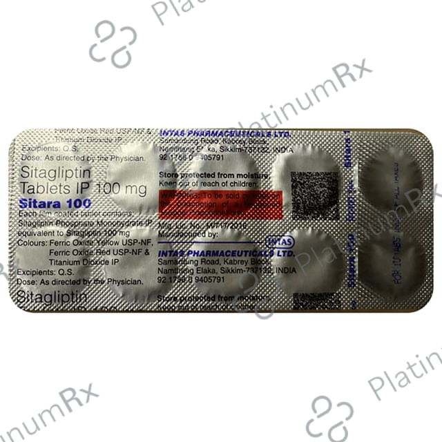 Sitara 100mg Tablet 10s