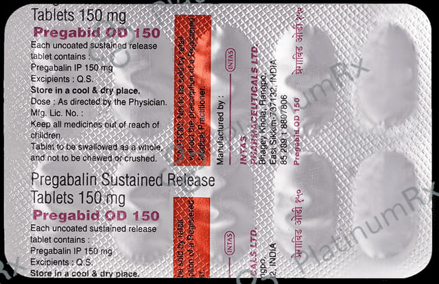 Pregabid OD 150 Tablet