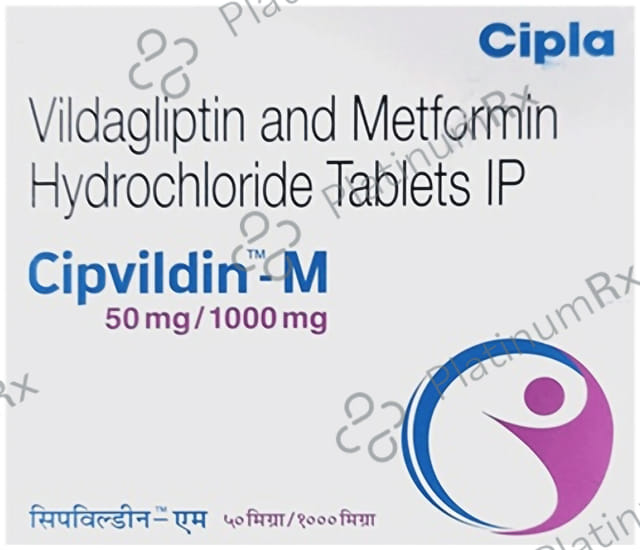 Cipvildin M 1000/50mg Tablet 15s