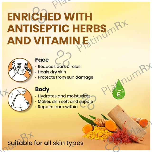 Boroplus 100% Organic Aloe Vera Gel Haldi Chandan Kesar 150 ml