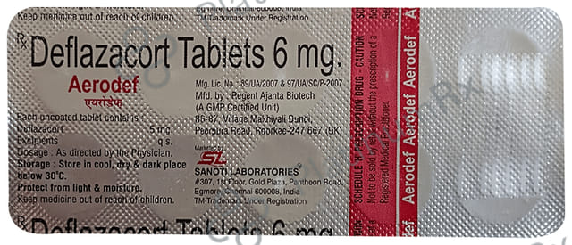 Aerodef 6mg Tablet 10s