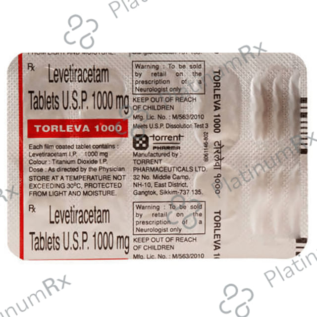 Torleva 1000mg Tablet 10s
