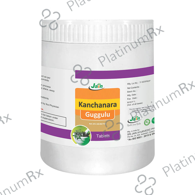 Jain Kanchanara Guggulu Tablet 1000 tablets