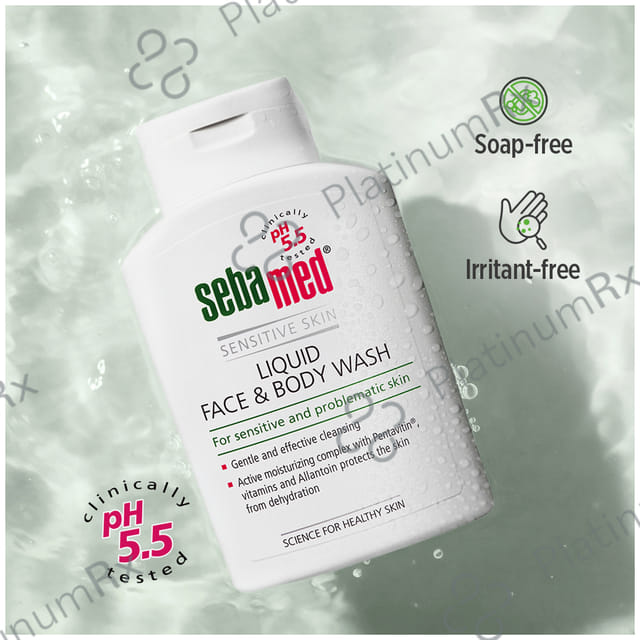 Sebamed Liquid Face & Body Wash 200ml
