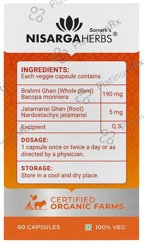 Nisarga Herbs Nisha Veggie Capsule