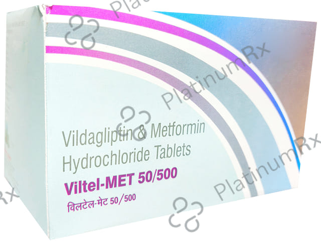 Viltel Met 50/500mg Tablet 10s