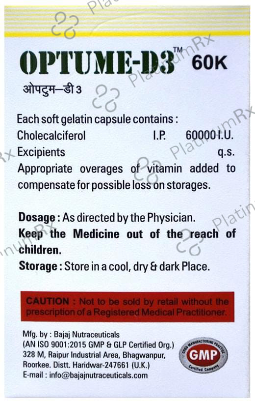 Optume-D3 60K Softgel Capsule