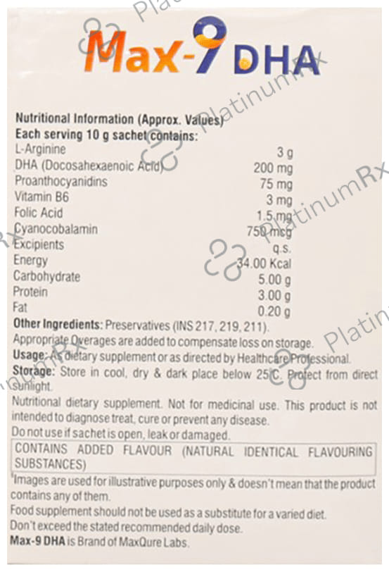 Max 9 DHA Sachet