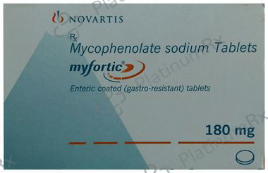 Myfortic 180mg Tablet 10s
