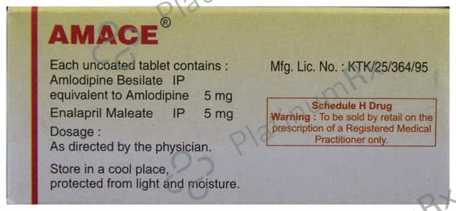 Amace 5/5mg Tablet 10s