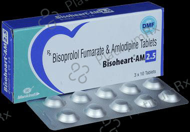Bisoheart AM 2.5/5mg Tablet 10s