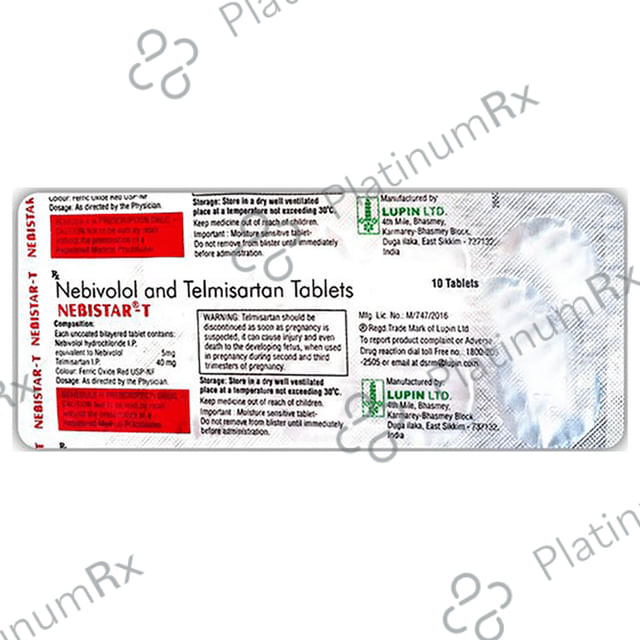 Nebistar T 5/40mg Tablet 10s