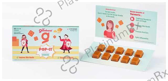 Lil Goodness POP-It Turmeric Gummy (10 Each) Mint 1 Pack