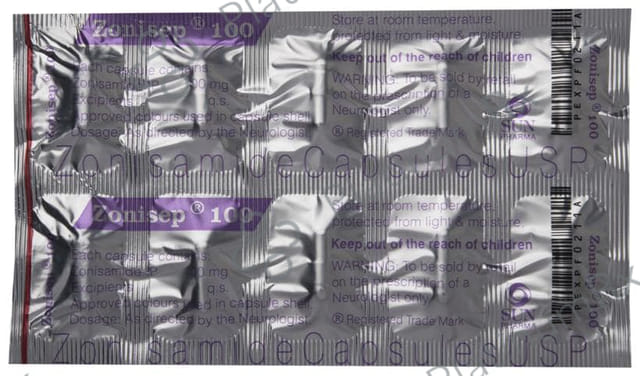 Zonisep 100mg Capsule 10s