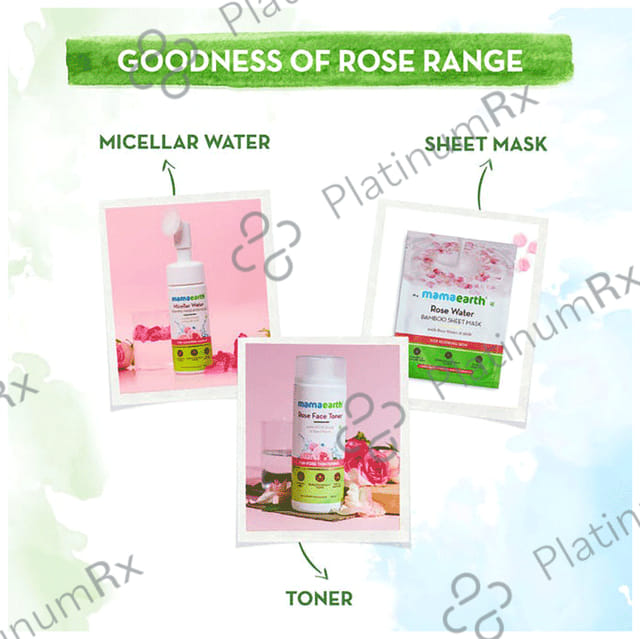 Mamaearth Rose Water Bamboo Sheet Mask