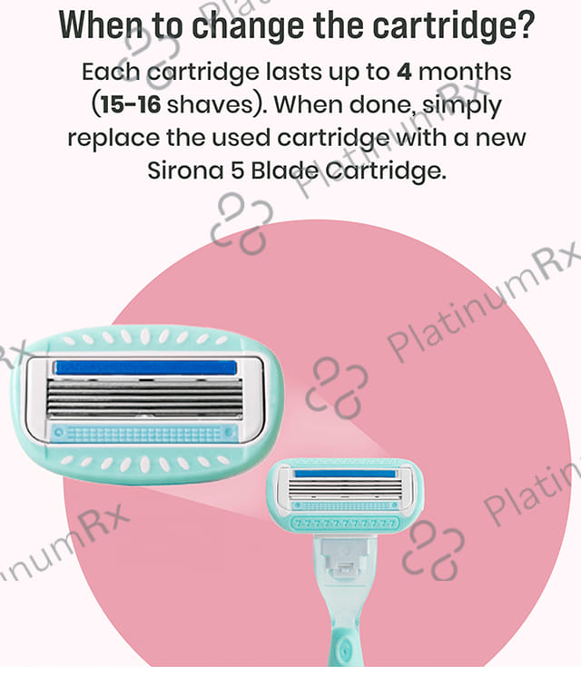 Sirona 4 Blade Cartridge Razor