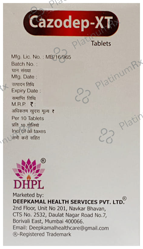 Cazodep XT Tablet 10s