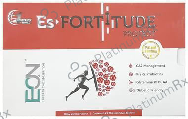 Es Fortitude Protect Sachet 20gm Each Milky Vanilla