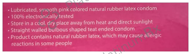 Kohinoor Pink Condom