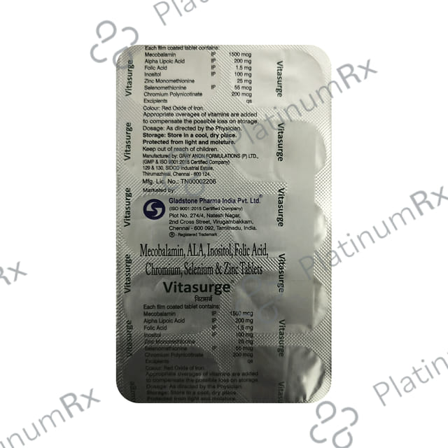 Vitasurge Tablet 10s