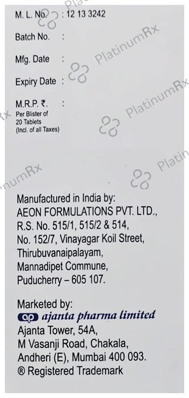 Besicor 2.5mg Tablet 20s