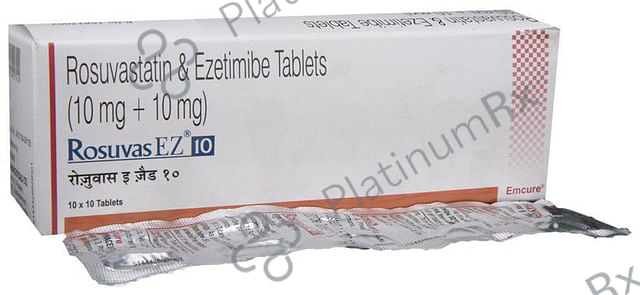 Rosuvas EZ 10/10mg Tablet 10s