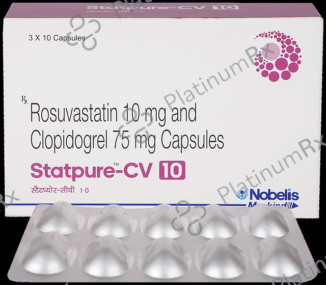 Statpure CV 10/75mg Capsule 10s