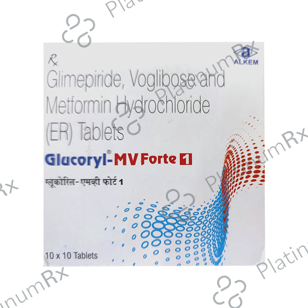 Glucoryl MV Forte 1/0.2mg Tablet 10s