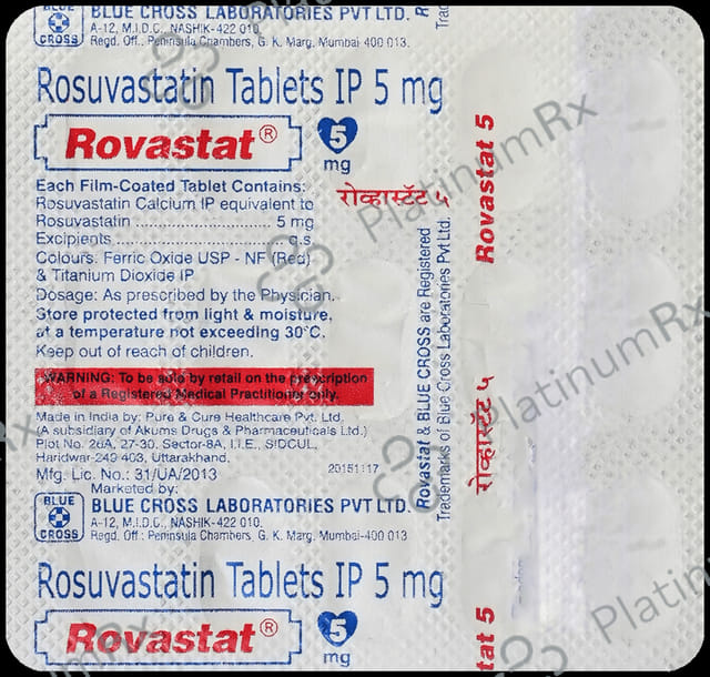 Rovastat 5mg Tablet