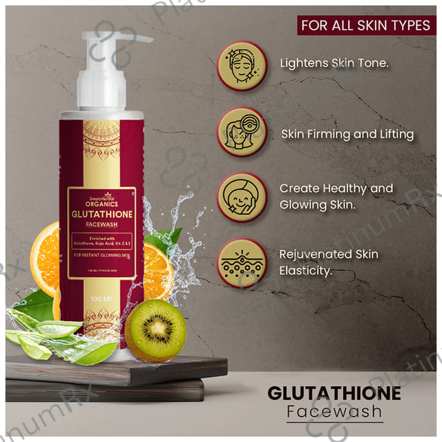 Simply Herbal Organics Glutathione Face Wash