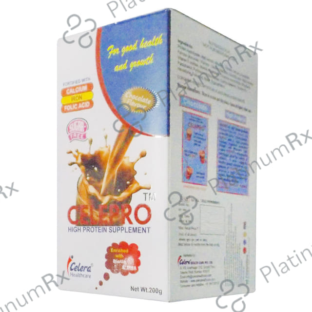 Celepro Vanilla Powder 200gm