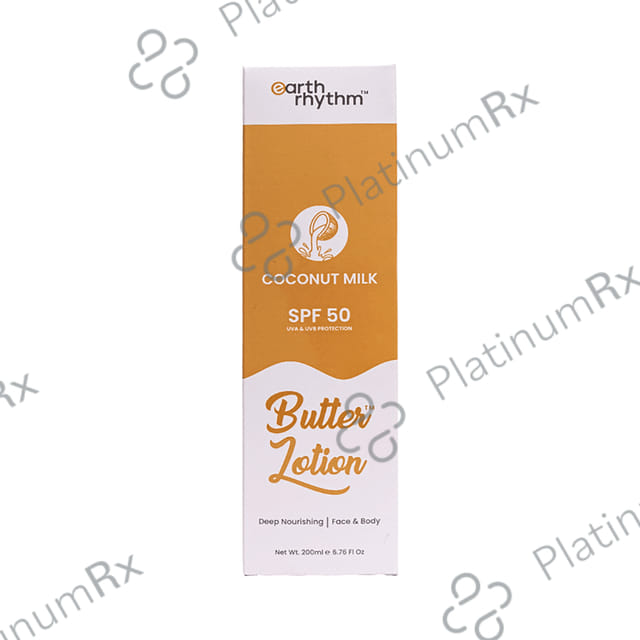 Earth Rhythm Coconut Milk Butter SPF 50 Lotion 200ml