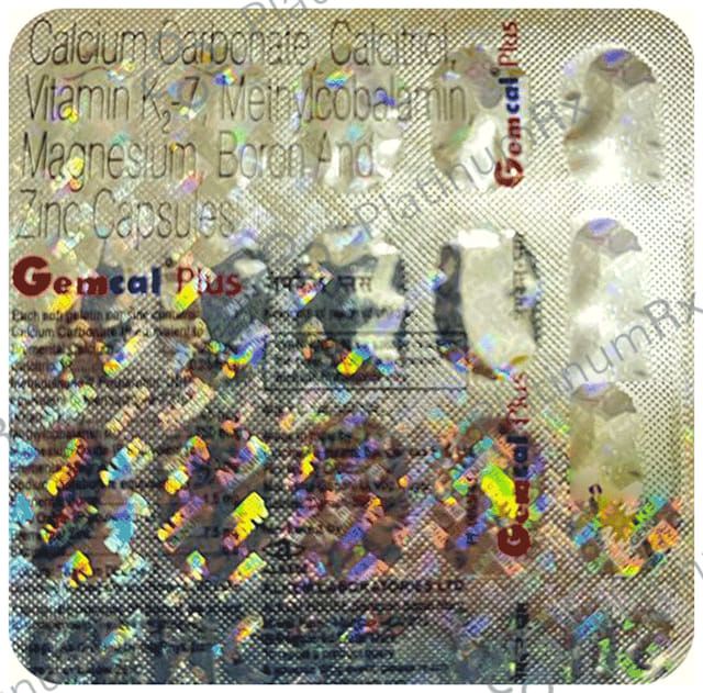 Gemcal Plus Capsule 15s